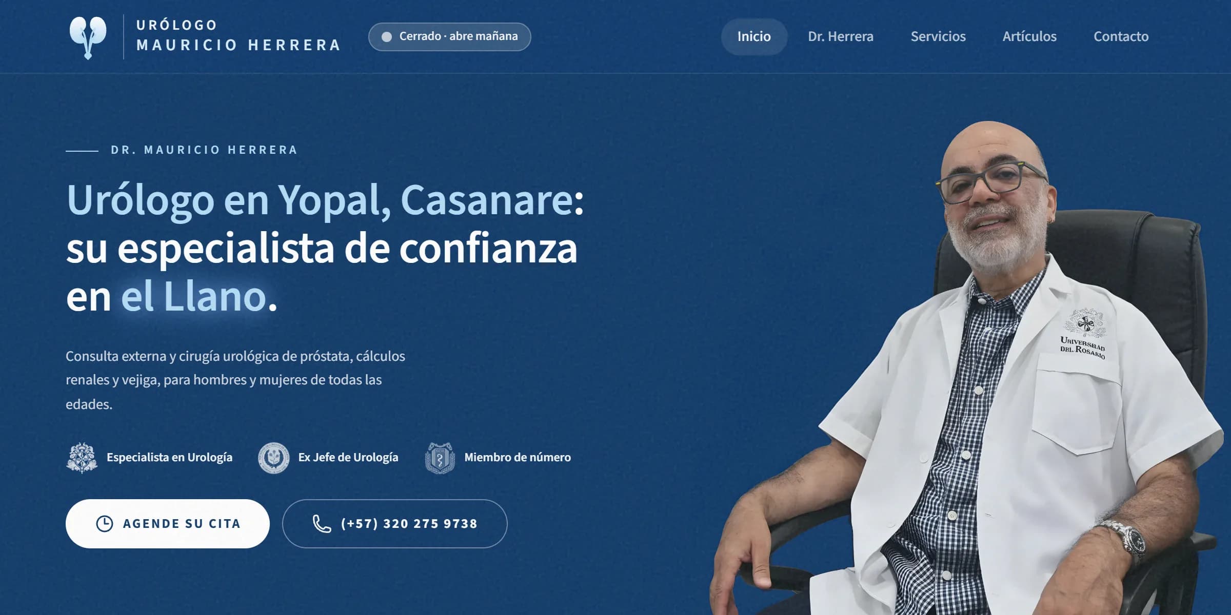 Urologist in Yopal, Colombia
