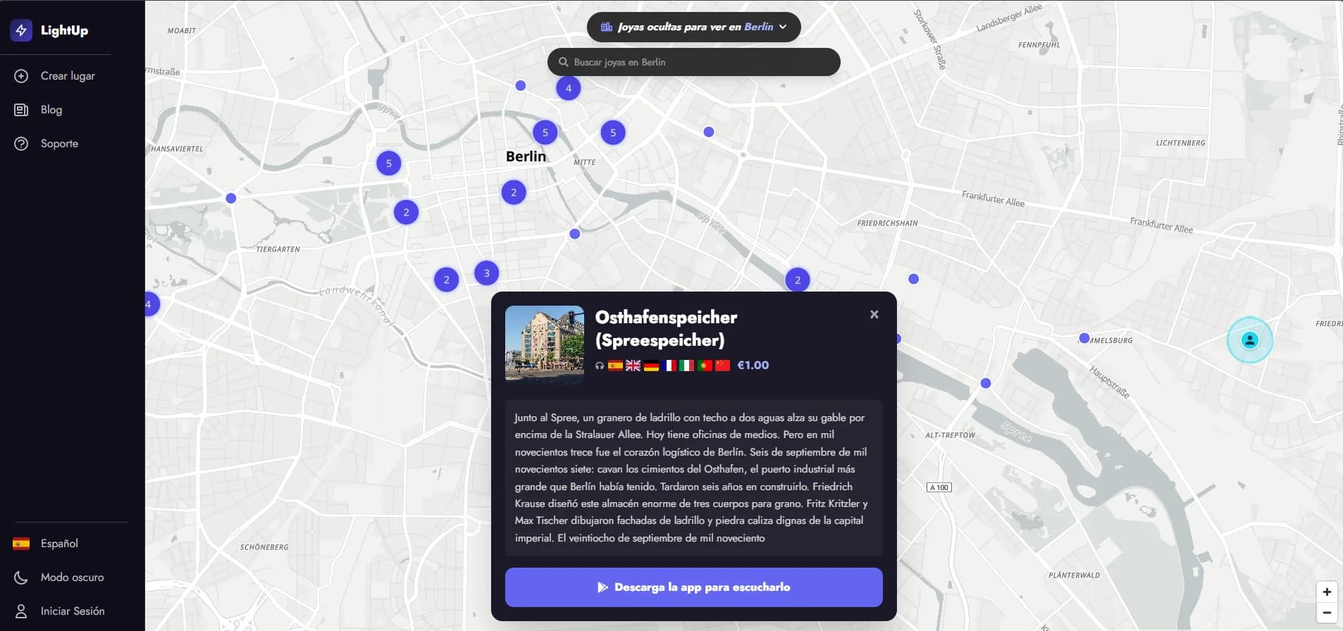 LightUp – The story of every place, in your language